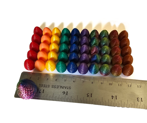 Scaled Dragon Eggs compatible with Wyrmspan™ (set of 51)