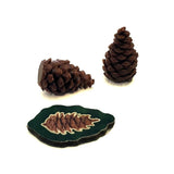 Pinecone Tokens compatible with Cascadia™ Landmarks (set of 15)