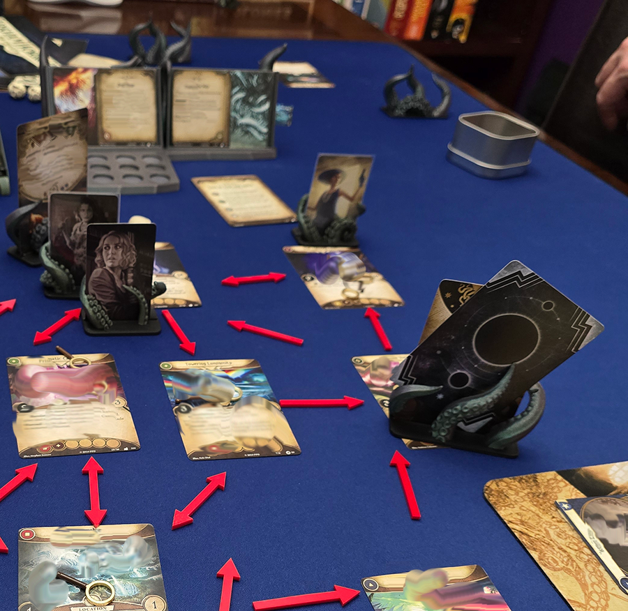 Top Shelf Gamer | The Best Arkham Horror: The Card Game Upgrades and Accessories | Investigator Card Stands compatible with Arkham Horror LCG (set of 4) Top Shelf Gamer | The Best Arkham Horror: The Card Game Upgrades and Accessories | Investigator Card Stands compatible with Arkham Horror LCG (set of 4)