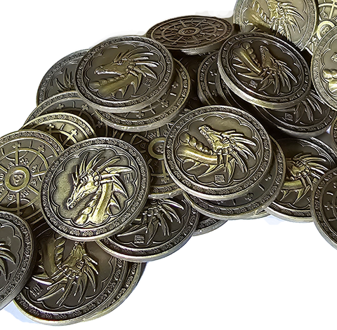 Clank!™ compatible Metal Coin Bundle (set of 32)