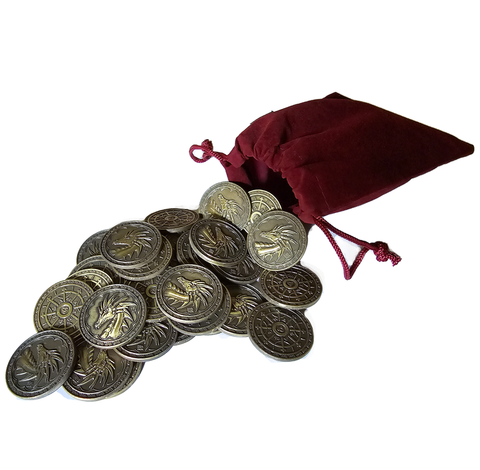 Clank!™ compatible Metal Coin Bundle (set of 32)