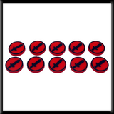 Clank!™ Compatible Resource Tracking Tokens (set of 35)