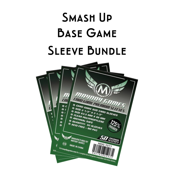 Top Shelf Gamer | The Best Smash Up Upgrades and Accessories | Card Sleeve  Bundle: Smash Up™