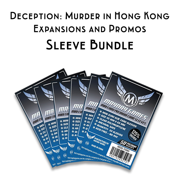 deception card sleeves Top Shelf Gamer