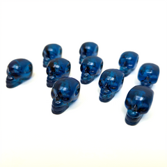 Blue Skulls (set of 10)