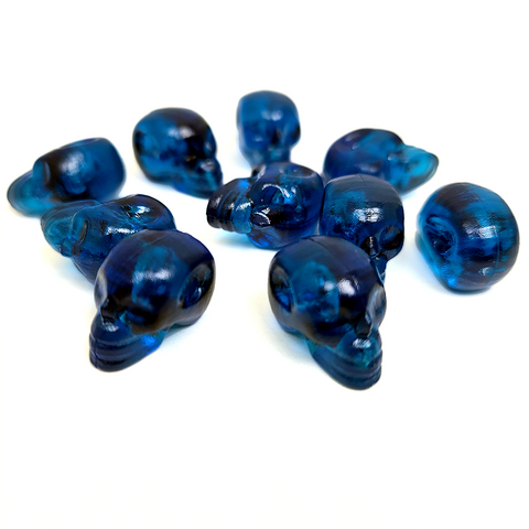 Blue Skulls (set of 10)