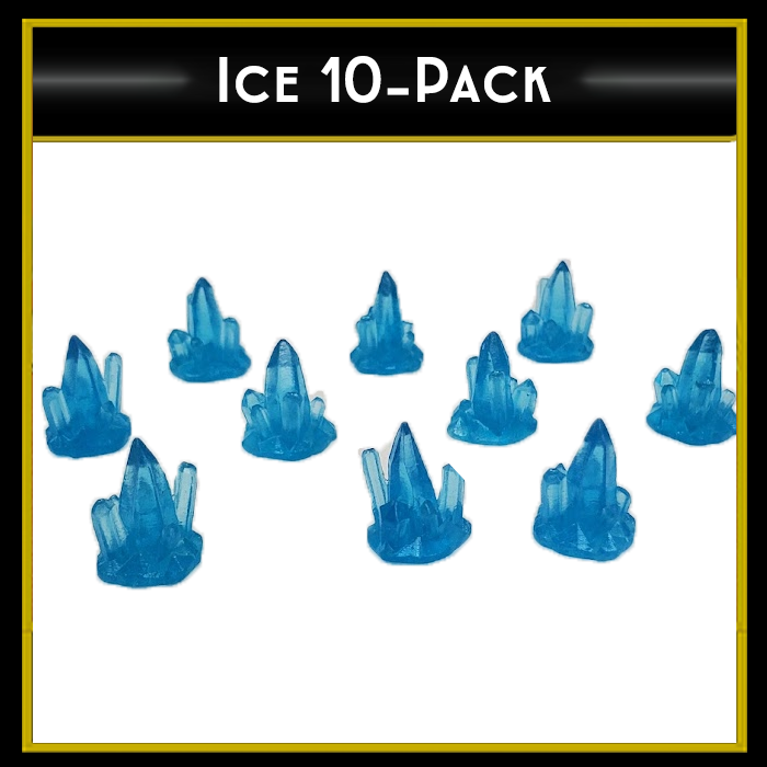 Ice Hand Token Top Shelf Gamer | Frozen/Ice/Crystal Token (set of 10)