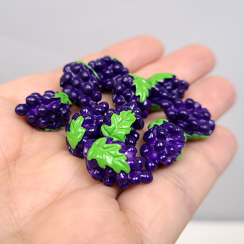Purple Grape Bunch (set of 10)