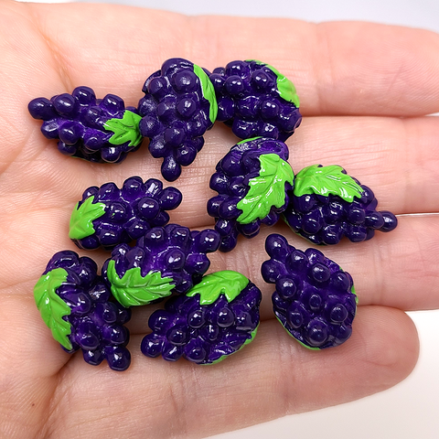 Purple Grape Bunch (set of 10)