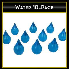 Water Drop Token (set of 10)