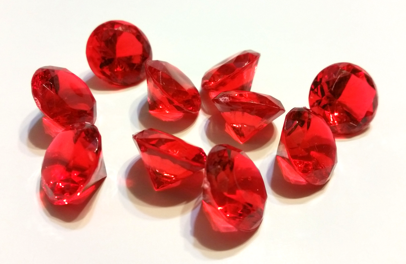 Top Shelf Gamer | Red Gems - Acrylic (set of 10)