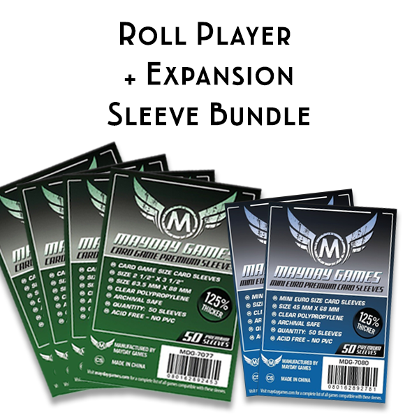 Card Sleeve Bundle: Roll Player + Expansion Card Sleeve Bundle: Roll Player + Expansion