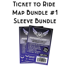 Card Sleeve Bundle: Ticket to Ride™, Map Bundle #1