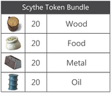 Scythe™ compatible Deluxe Token Bundle (set of 80)