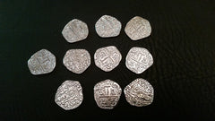 Common Metal Coins - Shiny Silver (set of 10) - Top Shelf Gamer