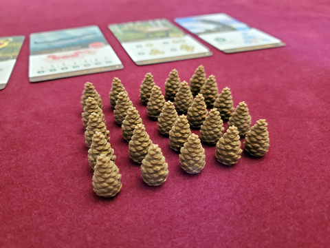 Pinecone Tokens compatible with Cascadia™ (set of 25)