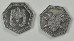 Dwarven Silver Coins (set of 10) - Top Shelf Gamer
