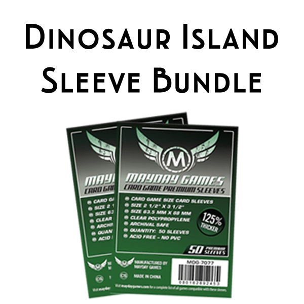 Top Shelf Gamer | The Best Dinosaur Island Upgrades and Accessories | Card Sleeve Bundle: Dinosaur Island Top Shelf Gamer | The Best Dinosaur Island Upgrades and Accessories | Card Sleeve Bundle: Dinosaur Island