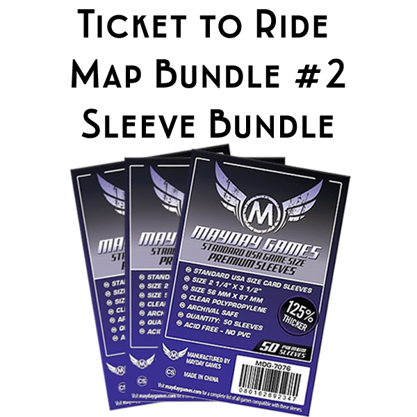 ticket to ride card sleeves Ticket to Ride Art Sleeves