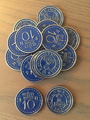 Scythe™ Promo #15 -15 Metal $10 Blue Coins