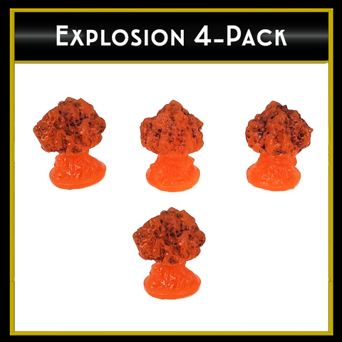 Explosion (set of 4)