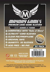 PREMIUM Mayday "Sails of Glory" Card Sleeves 50 x 75mm (set of 50) - Top Shelf Gamer