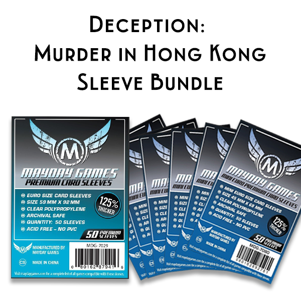 deception card sleeves Card Sleeve Bundle: Deception: Murder in Hong Kong™
