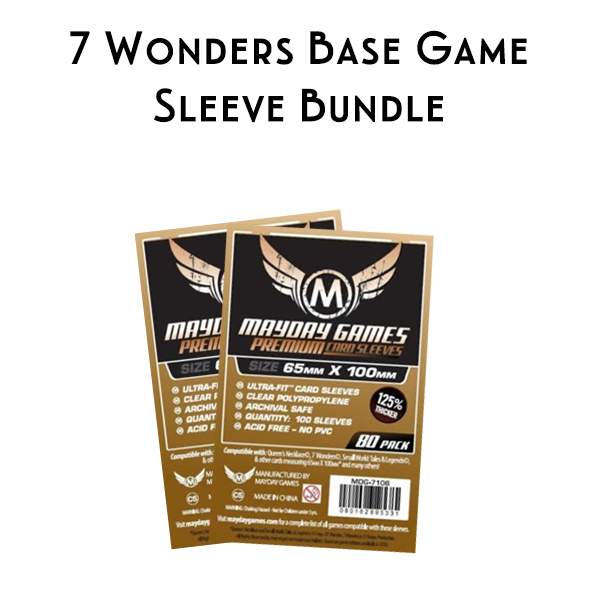 7 wonders duel card sleeves Amazon.com: Mayday Games 7 Wonders Duel Game Accessory- Standard Card Sleeve Bundle : Toys & Games