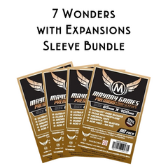 Card Sleeve Bundle: 7 Wonders plus Expansions - Top Shelf Gamer