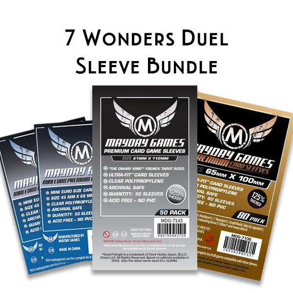 Mayday 7 Wonders Duel - Premium Card Sleeve Bundle Mayday 7 Wonders Duel - Premium Card Sleeve Bundle
