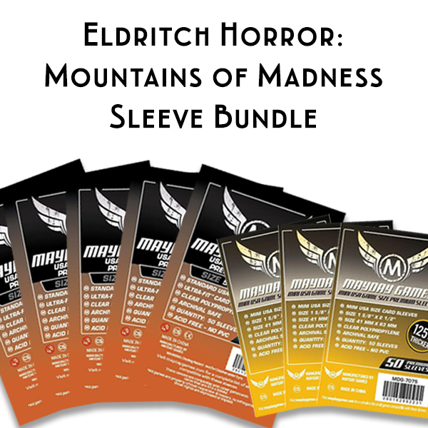 Card Sleeve Bundle: Eldritch Horror : Mountains of Madness Expansion Card Sleeve Bundle: Eldritch Horror : Mountains of Madness Expansion