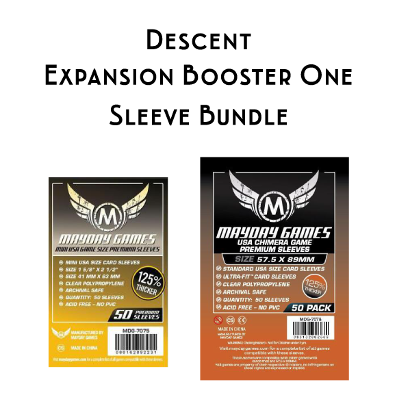 descent card sleeves Card Sleeve Bundle: Descent™: Expansion Booster One