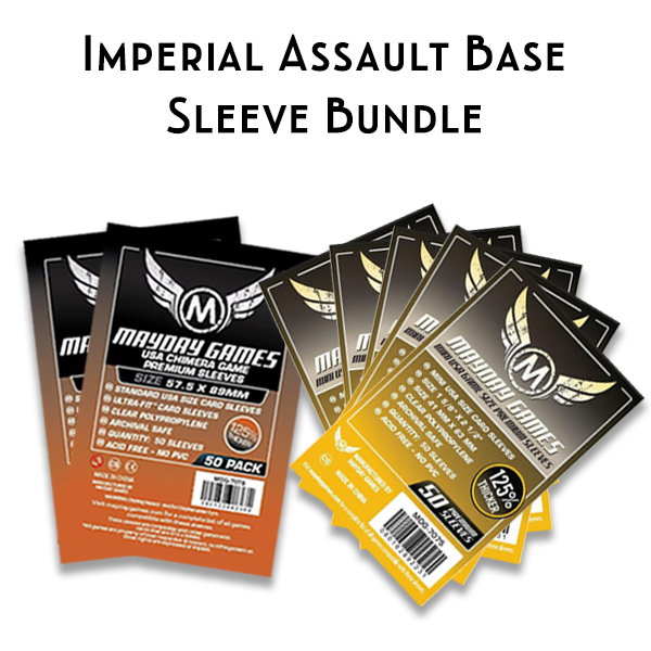 Top Shelf Gamer | The Best Imperial Assault Upgrades and Accessories | Card Sleeve Bundle: Star Wars: Imperial Assault Base Top Shelf Gamer | The Best Imperial Assault Upgrades and Accessories | Card Sleeve Bundle: Star Wars: Imperial Assault Base