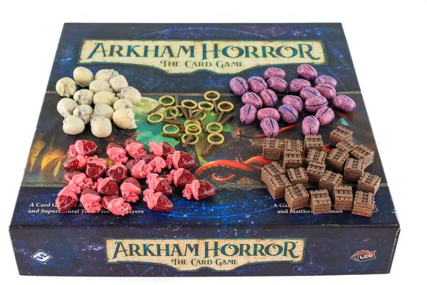 Top Shelf Gamer | The Best Arkham Horror: The Card Game Upgrades and Accessories | Arkham Horror : The Card Game compatible Deluxe Token Bundle (set of 90) Top Shelf Gamer | The Best Arkham Horror: The Card Game Upgrades and Accessories | Arkham Horror : The Card Game compatible Deluxe Token Bundle (set of 90)