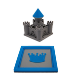 Castles compatible with Kingdomino™ - Cyan (set of 2)