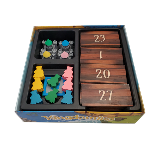 Castles compatible with Kingdomino™ - Cyan (set of 2)