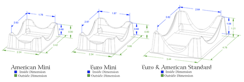 Deck Holder - Mini American cards  (set of 1)