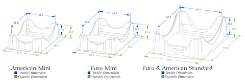 Deck Holder - Mini American cards  (set of 1)