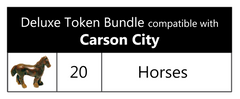 Carson City™ compatible Deluxe Token Bundle (set of 20)