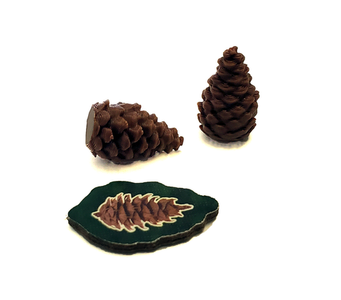 Pinecone Tokens compatible with Cascadia™ (set of 25)