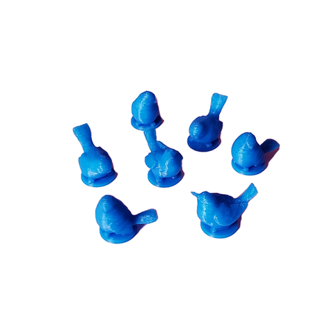 Birds compatible with Wingspan™ - Cyan (set of 8)