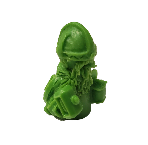 Twinples - Dwarf with Hammer & Shield - Green (set of 1)