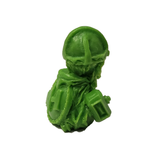 Twinples - Dwarf with Hammer & Shield - Green (set of 1)