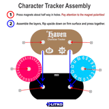 Haven Character Health & Experience Tracker (set of one)