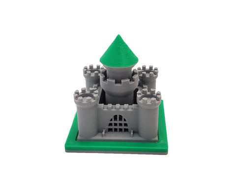 Castles compatible with Kingdomino™ - Green (set of 2)