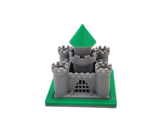 Castles compatible with Kingdomino™ - Green (set of 2)