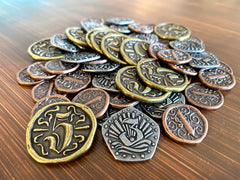 Metal Doubloon Coins for Libertalia (set of 54)