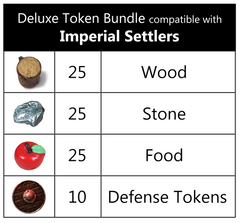 Imperial Settlers™ compatible Deluxe Token Bundle (set of 85)