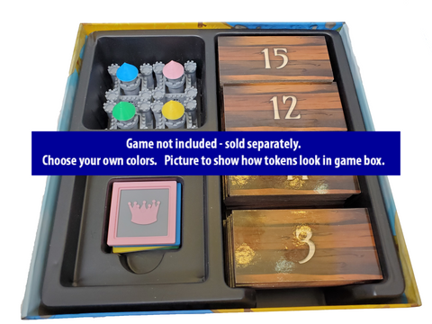 Castles compatible with Kingdomino™ - Purple (set of 4)