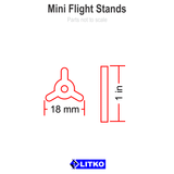 Mini Flight Stands (set of 10)